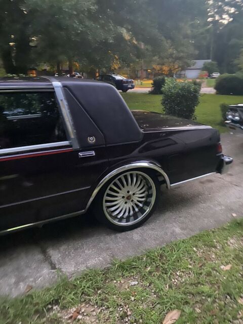 1988 chrysler fifth avenue sedan red rwd automatic