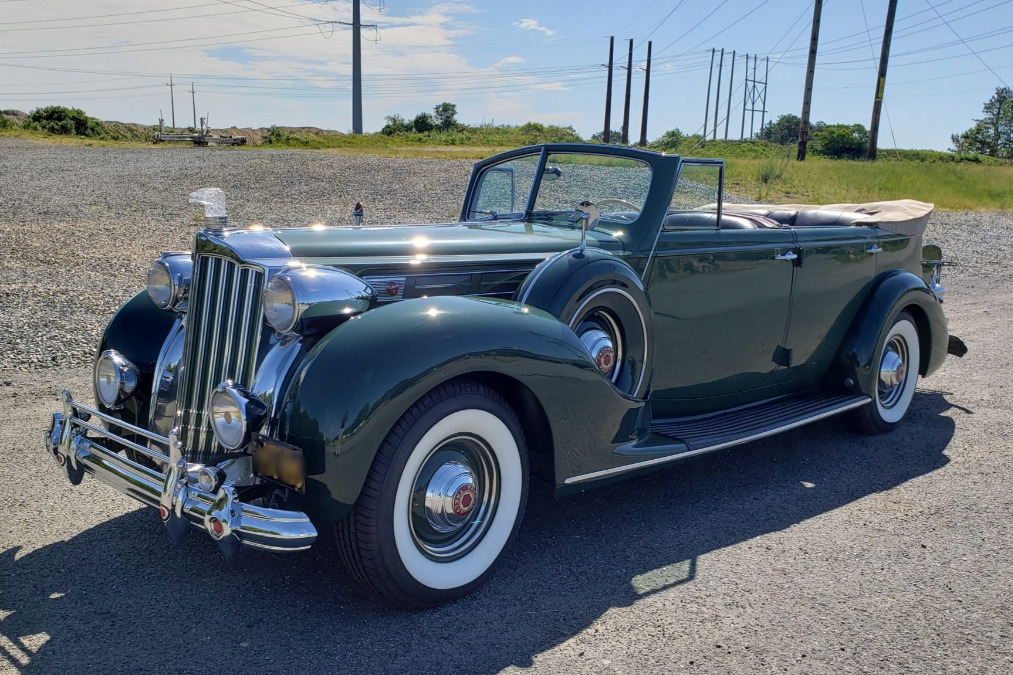 1939 packard twelve 1708 convertible sedan
