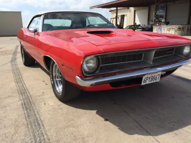 1970 plumouth barracuda convertible
