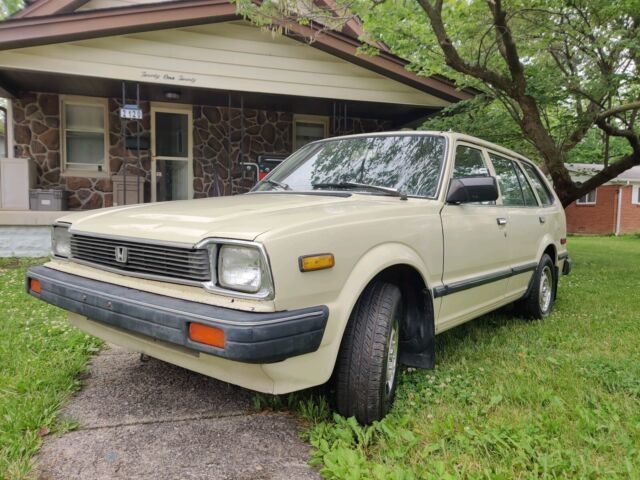 1983 honda civic wagon yellow fwd manual deluxe