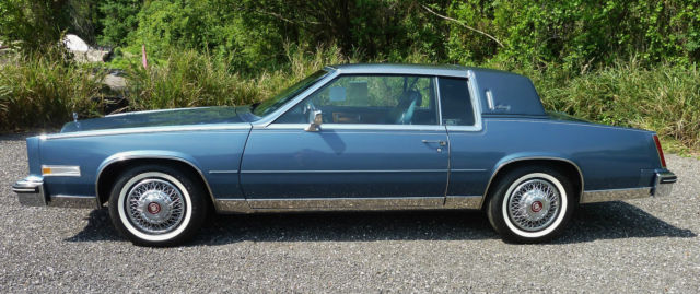 1985 cadillac eldorado biarritz coupe 2-door 4.1l - "chrome dome" top! rare