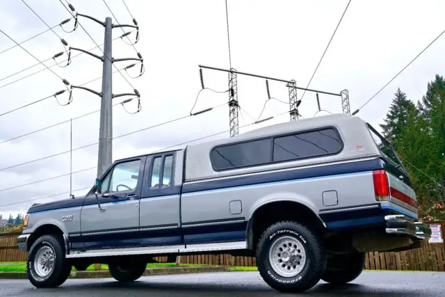 1989 ford f-250 xlt hd supercab 8' bed 4x4 7.3l v-8 diesel engine 126,000 miles
