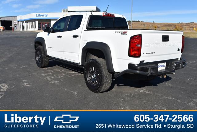 2022 chevrolet colorado 4wd crew cab short box zr2