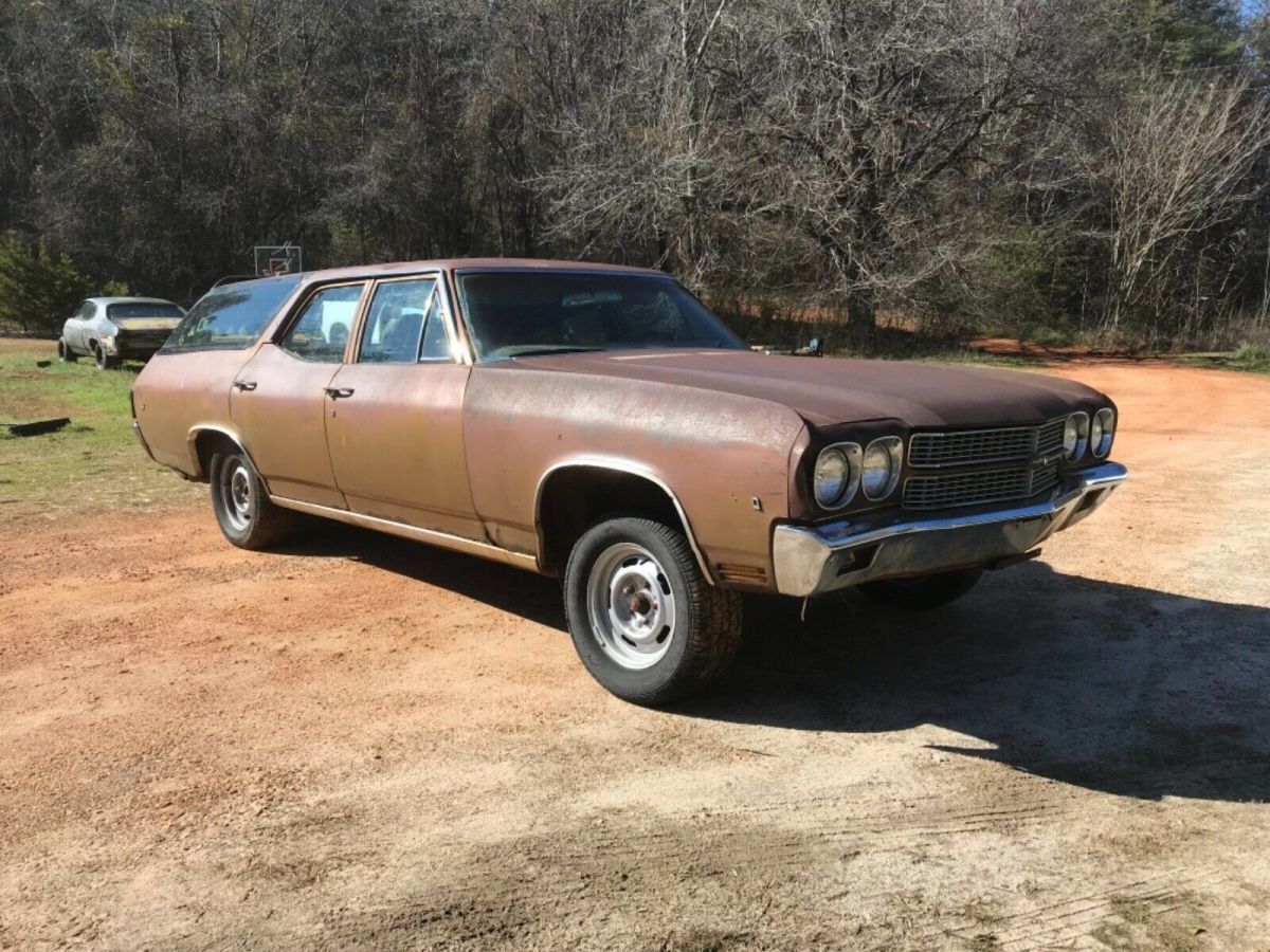1970 chevelle station wagon rare !!