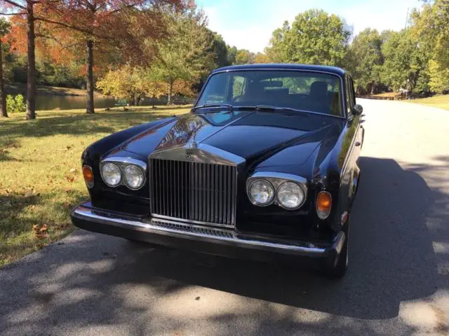 vintage 1974 rolls royce silver shadow beautiful black auto 55,000 miles nice