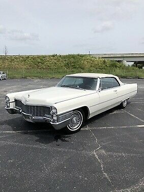 1965 cadillac deville 59907 miles cream/white