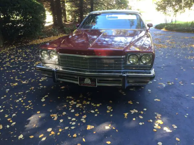 1975 buick lesabre 455 v8 red convertible