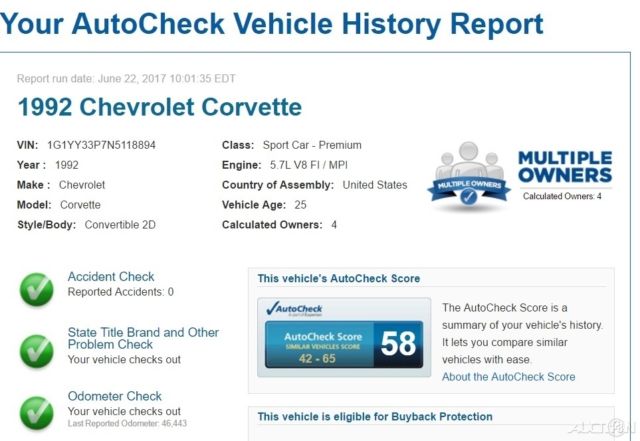 1992 chevrolet corvette 5.7l v8 16v automatic, convertible, bose stereo