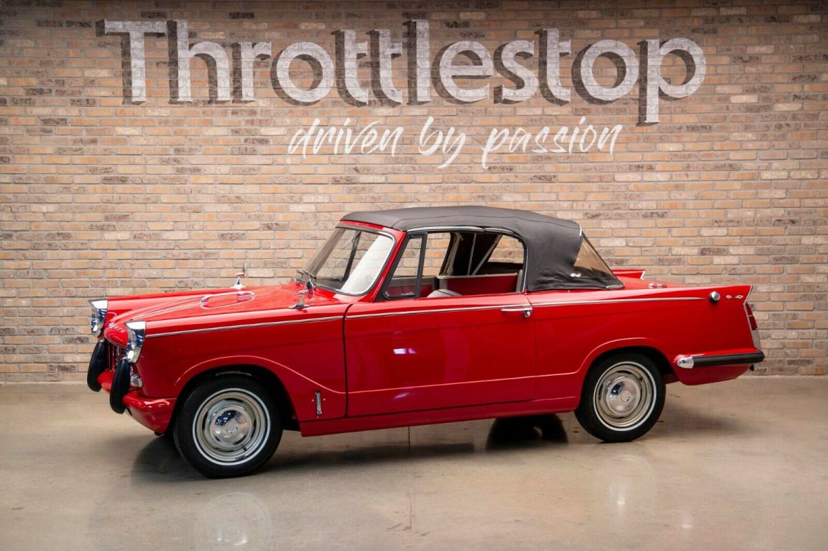 hard to find 1961 triumph herald 948cc convertible