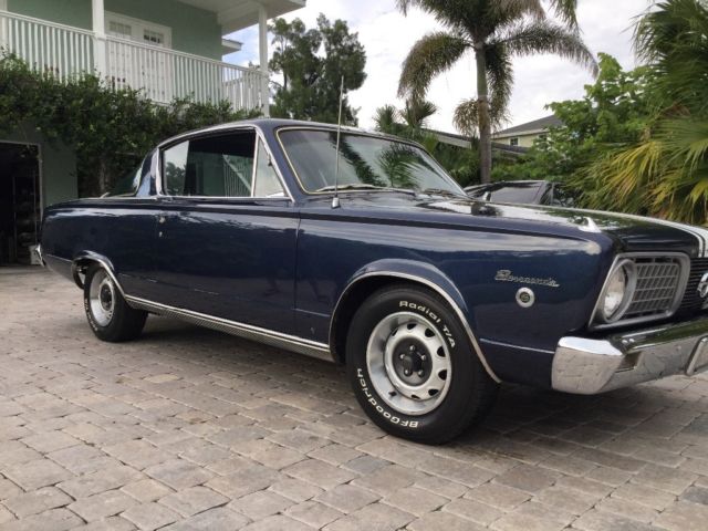 1966 barracuda formula s 4-speed numbers matching . garage kept it's whole life
