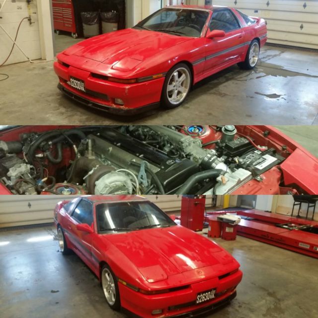 mk3 supra 1995 2jz-gte non-vvti swap with an r154 5-speed transmission