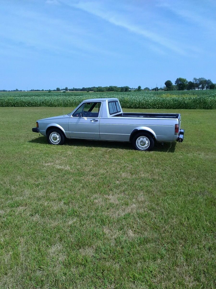 1982 volkswagen rabbit pickup pickup grey fwd manual truck