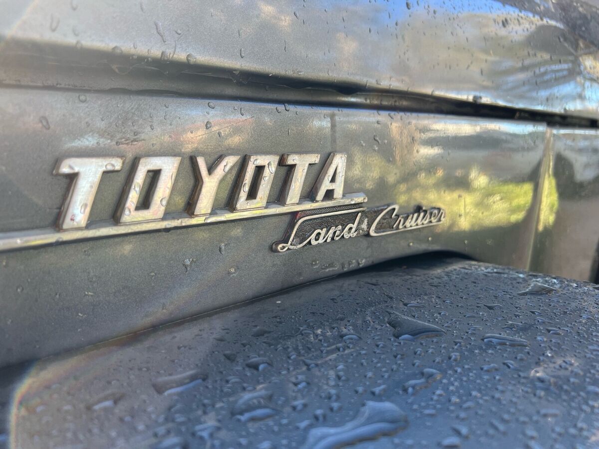 1970 toyota land cruiser grey 4wd manual