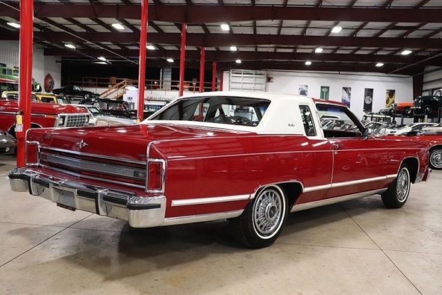 1979 lincoln continental town car 24438 miles dark red coupe 400ci v8 automatic