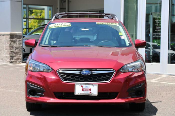 certified 2017 subaru impreza 2.0i premium hatchback corvallis, or 97330 for sale in adair village, oregon