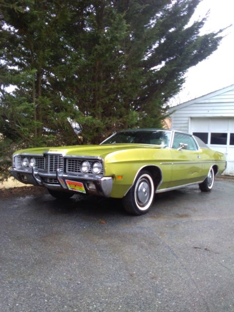 1972 ford galaxie 500 bright green gold 4b