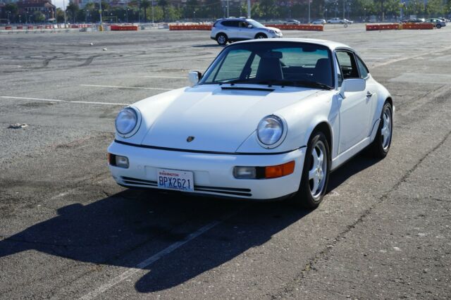1990 porsche 911 c4 964 gran prix white california car, history, rebuilt engine