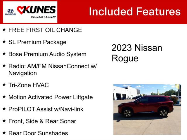 2023 nissan rogue sl intelligent awd