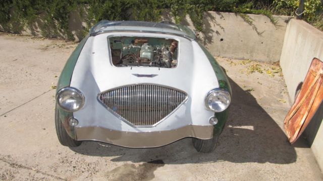 1955 austin healey 100-4, bn-1, original spruce green, matching numbers
