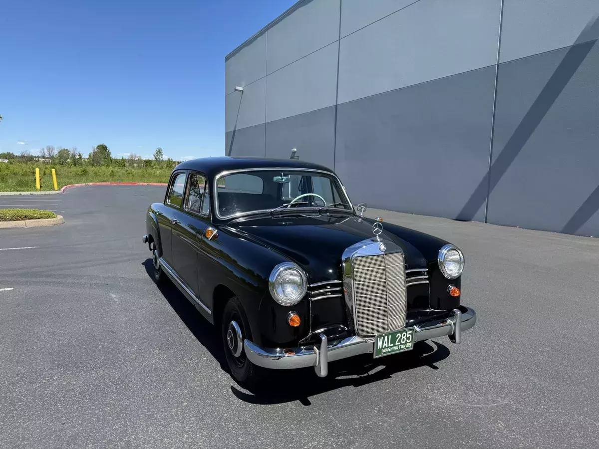 1958 mercedes-benz 180 d sedan black 4dr