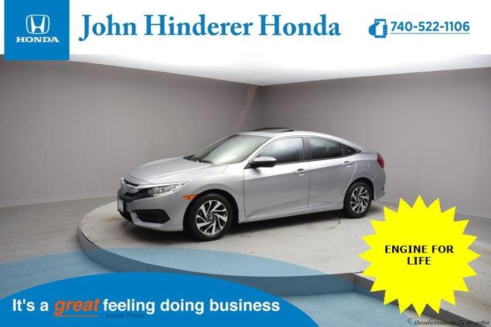 certified 2016 honda civic ex sedan heath, oh 43056 for sale in newark, ohio