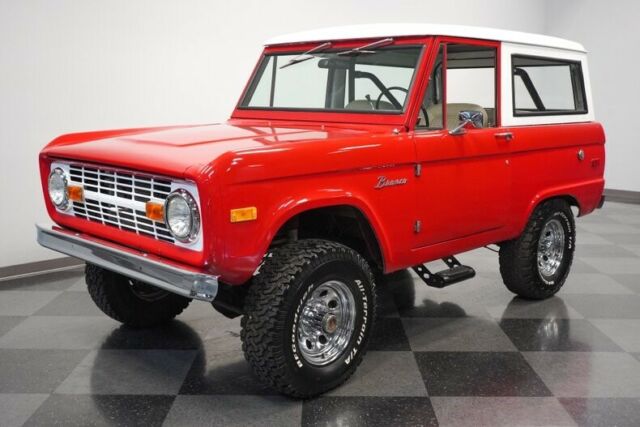offroad four v8 c4 auto classic vintage collector red white black edelbrock