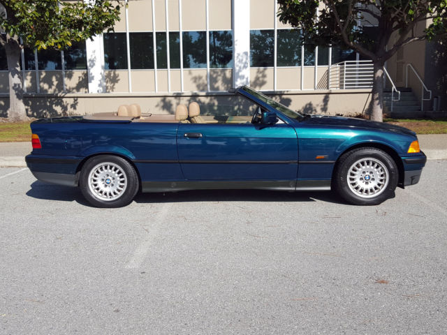 1994 bmw e36 318i 5 speed convertible! rust-free california car only 118k miles!