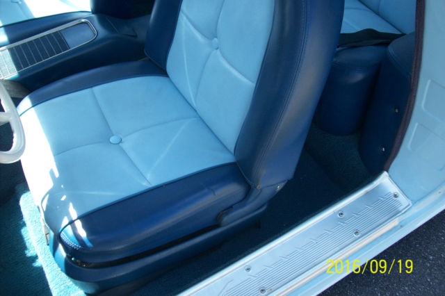 beautiful, hardtop, powder blue and ivory