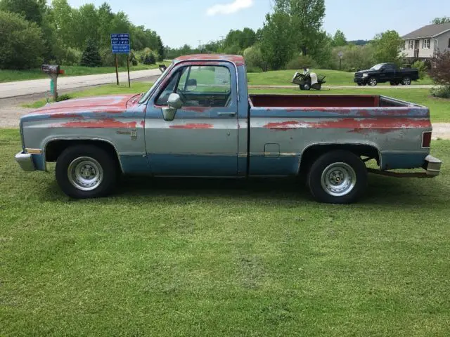 1982 chevy c10 silverado 2wd short bed 1/2 ton diesel