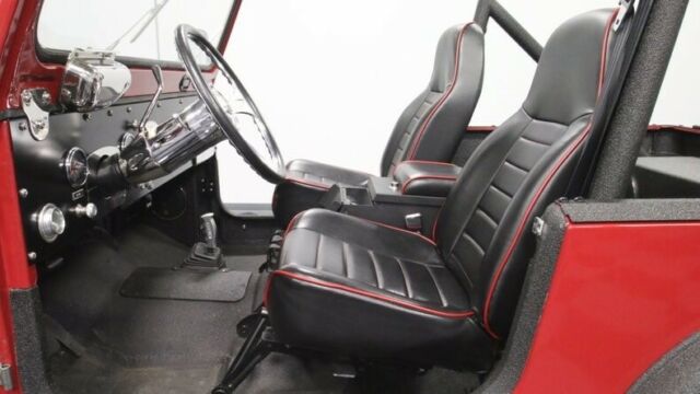 slick cj7 4x4, 350 v8, auto trans, frnt disc, pwr steer, lifted, superclean!!