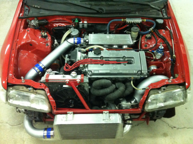 1988 civic crx fully built ls vtec turboed 425whp street or drag