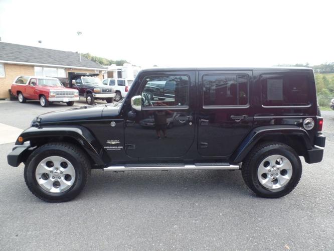 used 2014 jeep wrangler 4wd unlimited sahara johnstown, pa 15904 for sale in johnstown, pennsylvania