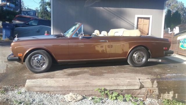 1983 rolls royce corniche convertible