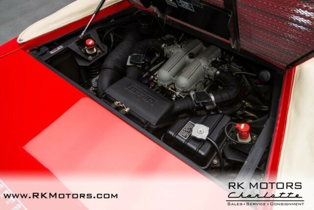 1990 ferrari mondial t rosso corsa convertible 3.4 liter v8 5 speed manual