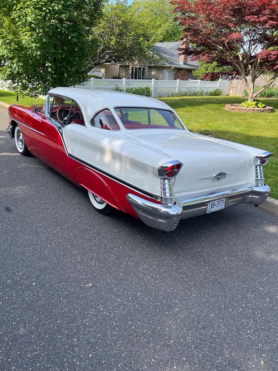 1957 oldsmobile super 88 coupe red super 88