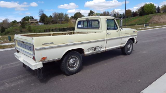 1969 f-250 ranger camper special 390 original paint, no reserve!