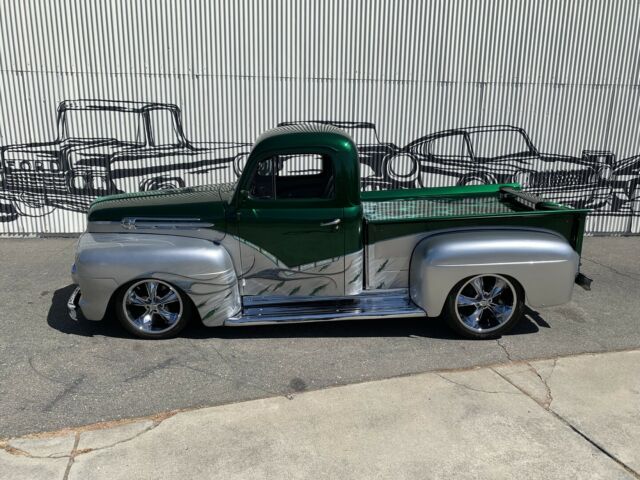 1951 ford f1 606 miles green truck