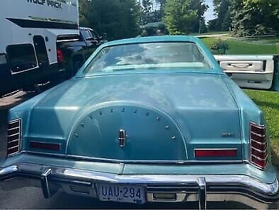 1979 lincoln mark v blue rwd automatic