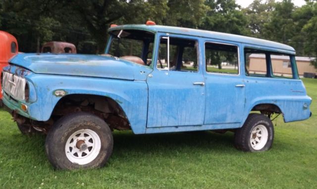 1965 international 4x4 travelall like a scout or suburban truck binder ih
