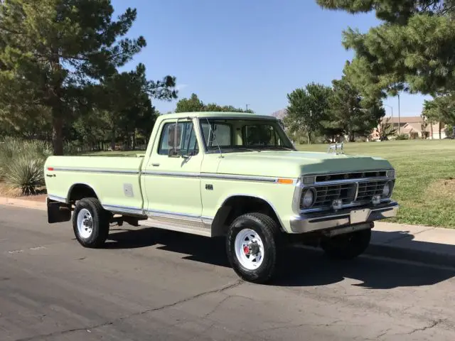 no reserve 1973 ford ranger xlt f-250 4x4 4 speed 1 owner 90k original miles a/c