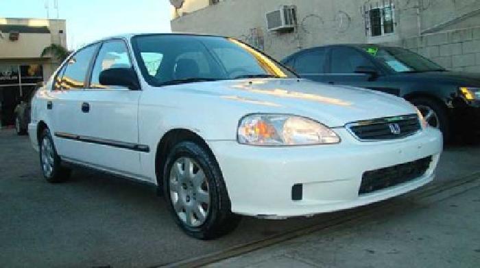 2000 honda civic 4dr sdn lx auto white in los angeles, ca