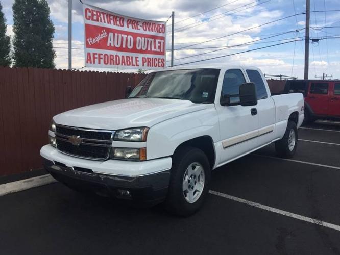 used 2006 chevrolet silverado 1500 4x4 extended cab flagstaff, az 86001 for sale in east flagstaff, arizona