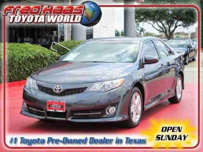 2012 toyota camry se touchscreen radio bluetooth sunroof leather one in spring, tx