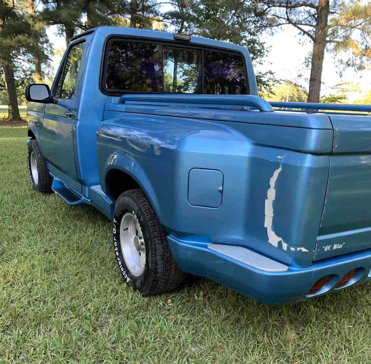 1992 ford f-150 pickup blue rwd automatic flareside 5.8