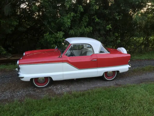 1959 amc nash meto metropolitan 2 door mini car collectible runs good looks good