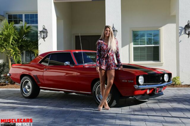 `1969 chevey camaro z28 trim gorgeous red muscle car