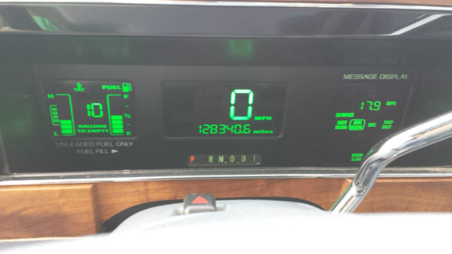 1991 lincoln continental signature series