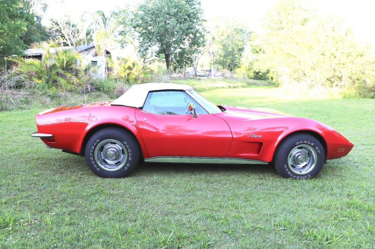 1973 chevrolet corvette convertible stingray 350 v8 ps pb pw | 100+ hd pictures