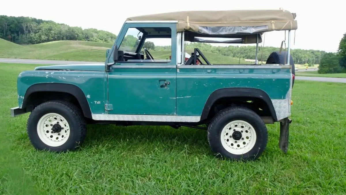 1984 land rover defender 90, 200 tdi soft top convertible original paint