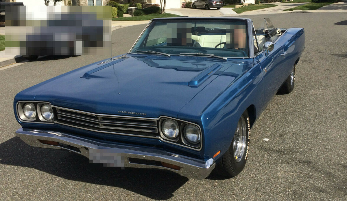 1969 plymouth road runner convertible with modern 5.7 hemi and aod transmission